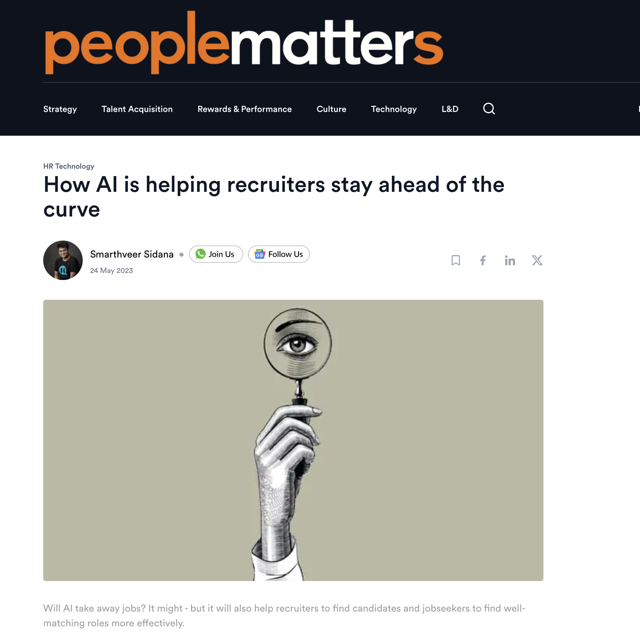 How AI is Helping Recruiters Stay Ahead